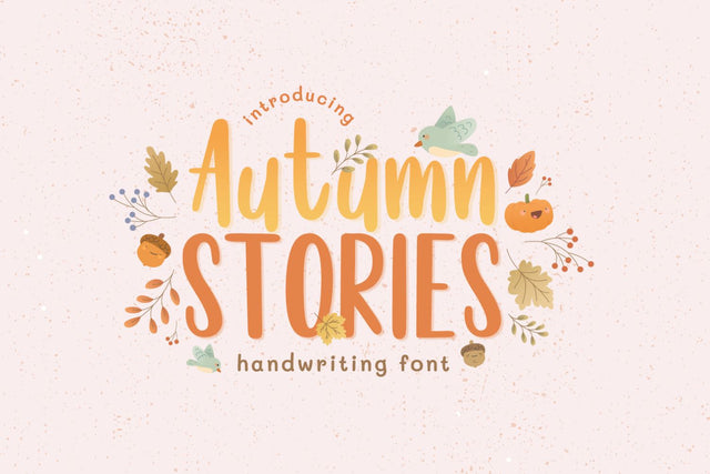 Autumn Stories Font tlatoustype 