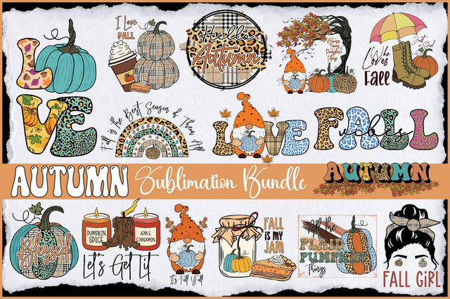 Autumn Sublimation Bundle Sublimation Jagonath Roy 
