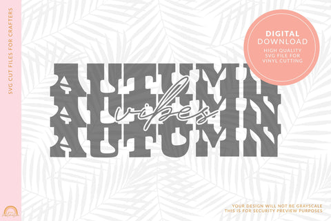 Autumn SVG Autumn Vibes with Retro Font Print for Shirts HM SVG Pixel Sublimation 