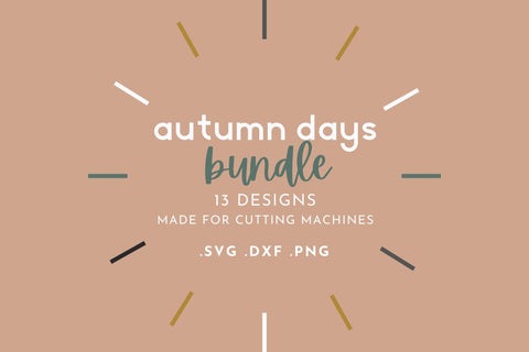 Autumn SVG Bundle SVG Lettershapes 