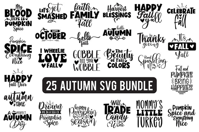 Autumn SVG Bundle SVG orpitasn 