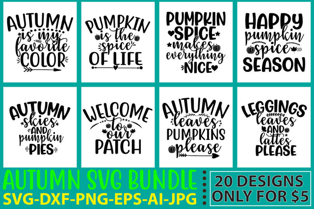 Autumn Svg Bundle SVG Syaman 