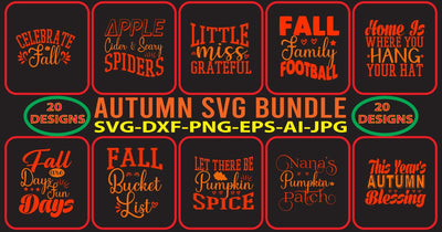 Autumn SVG Bundle SVG Syaman 