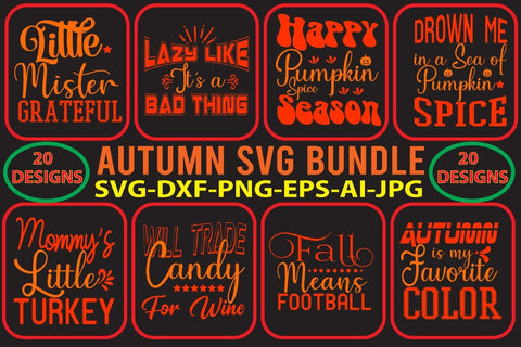 Autumn SVG Bundle SVG Syaman 