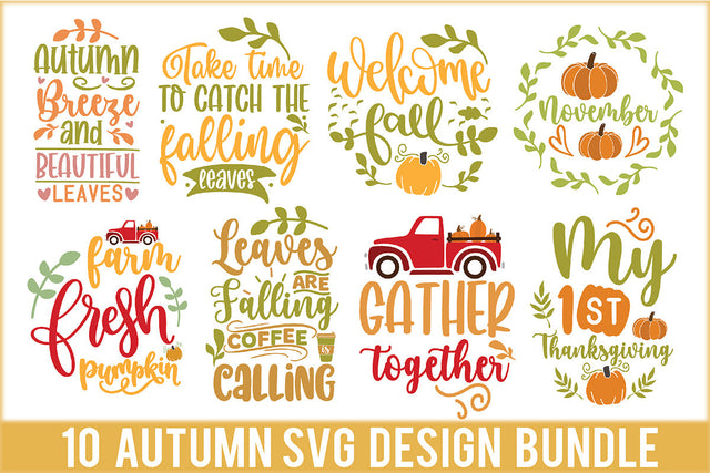 Autumn SVG Design Bundle SVG Creativeart88 