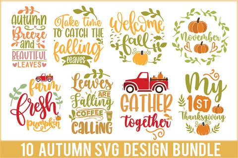 Autumn SVG Design Bundle SVG Creativeart88 