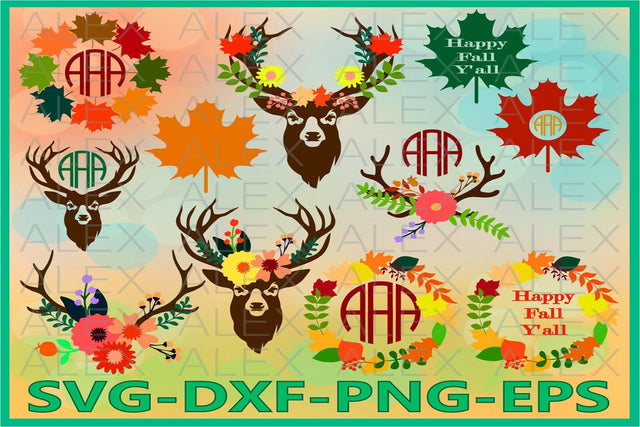 Autumn Svg, Fall, Happy Fall y'all SVG AlexSVGStudio 