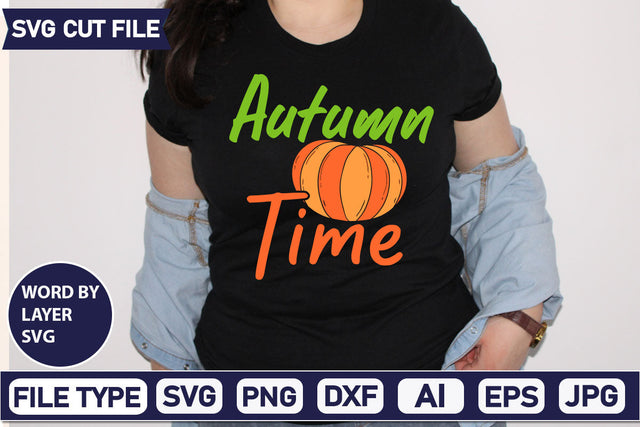 Autumn Time SVG Cut File SVG DesignPlante 503 