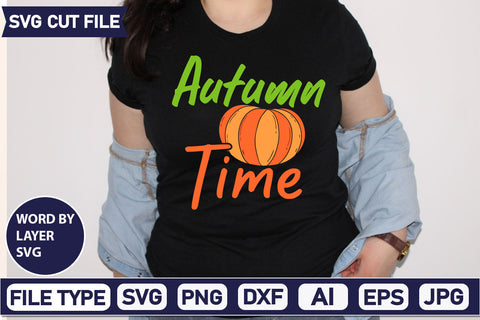 Autumn Time SVG Cut File SVG DesignPlante 503 