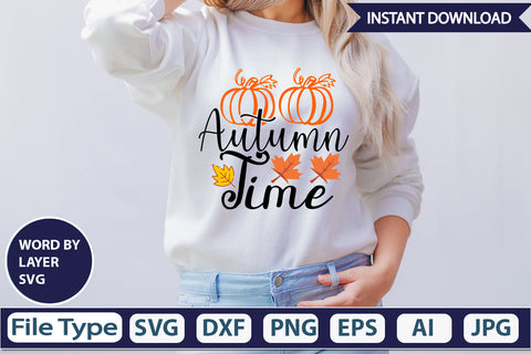 Autumn Time SVG Cut File SVG DesignPlante 503 