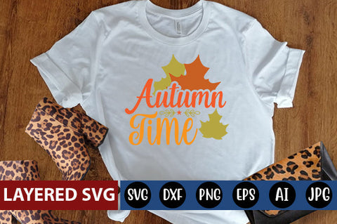 autumn Time svg cute file SVG Blessedprint 
