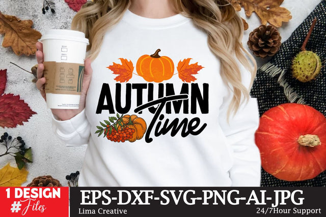 Autumn Time SVG Cute File SVG Insomnia Std 