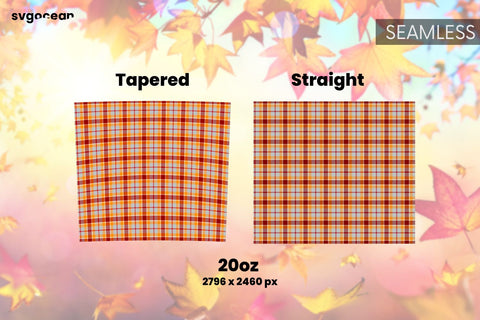 Autumn Tumbler Tapered | PNG Bundle | Tumbler 20oz Sublimation SvgOcean 