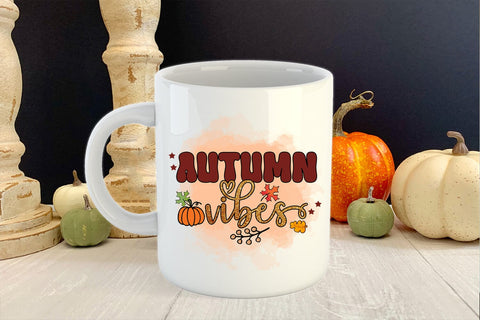 Autumn Vibes I Fall Sublimation Design I Autumn Sublimation Sublimation Happy Printables Club 