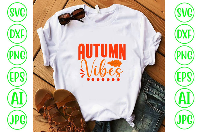 Autumn Vibes SVG Design SVG Syaman 