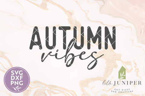 Autumn Vibes SVG, Fall Shirt Design SVG LilleJuniper 