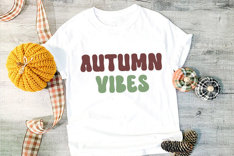 Autumn Vibes SVG I Retro Fall SVG I Autumn SVG I Groovy Fall SVG SVG Happy Printables Club 