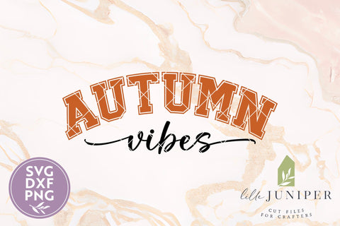 Autumn Vibes Varsity SVG SVG LilleJuniper 