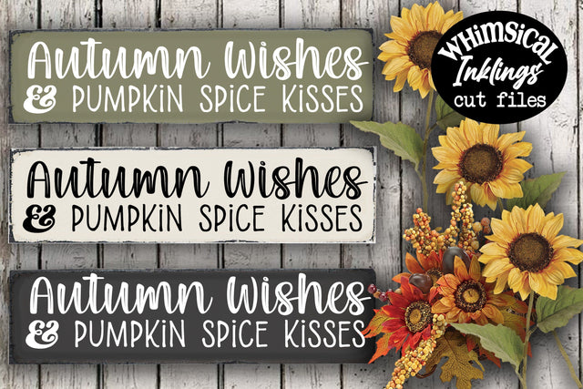Autumn Wishes SVG SVG Whimsical Inklings 