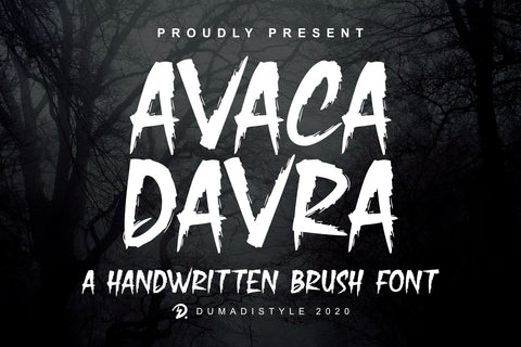 Avaka Davra Font Dumadistyle 