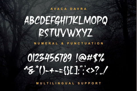 Avaka Davra Font Dumadistyle 
