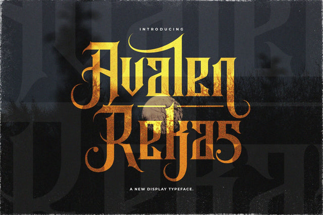 Avalen Rekas - Blackletter Font Font StringLabs 