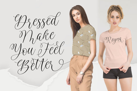 Avalien Stylist Modern Calligraphy Font Font Balpirick 