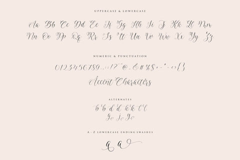 Avalien Stylist Modern Calligraphy Font Font Balpirick 