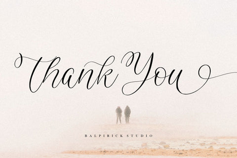 Avalien Stylist Modern Calligraphy Font Font Balpirick 