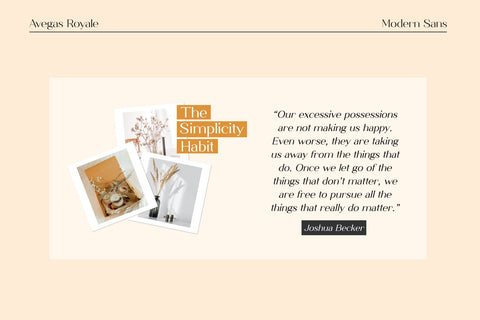 Avegas Royale - Modern Sans Font Javapep 