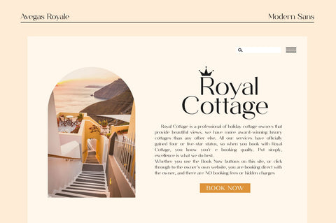 Avegas Royale - Modern Sans Font Javapep 