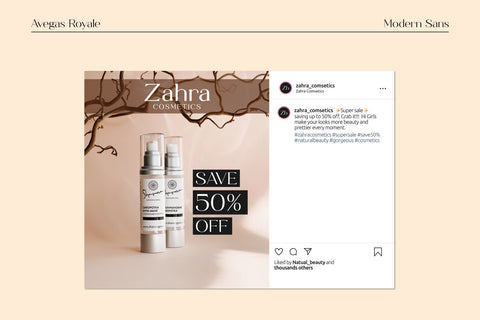 Avegas Royale - Modern Sans Font Javapep 