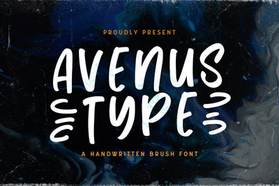 Avenus Type - Quirky Display Font Font StringLabs 