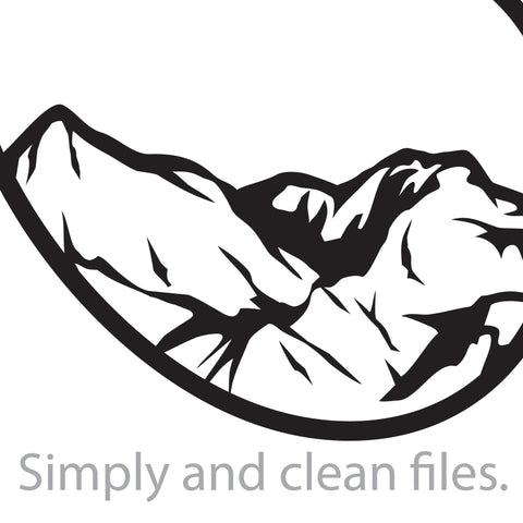 Aviator sunglasses with mountain landscape SVG TribaliumArtSF 