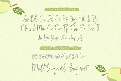 Avocado Candy Font Font Balpirick 