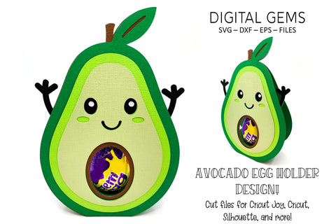 Avocado egg holder design SVG Digital Gems 