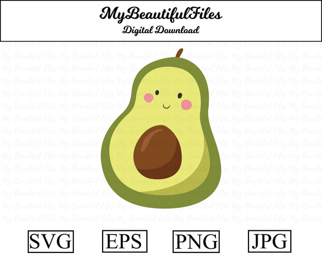 avocado - fruit SVG MyBeautifulFiles 