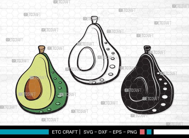 Avocado SVG | Avocado Svg | Avocado Veggies Svg | Fruit Svg | Avocado Clipart SVG ETC Craft 