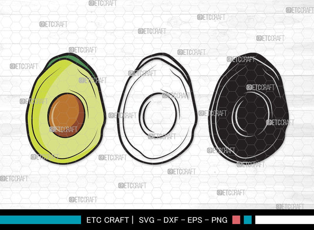 Avocado SVG | Avocado Svg | Avocado Veggies Svg | Fruit Svg | Avocado Clipart SVG ETC Craft 