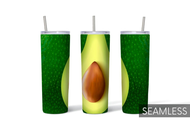 Avocado Tumbler Sublimation Sublimation SvgOcean 