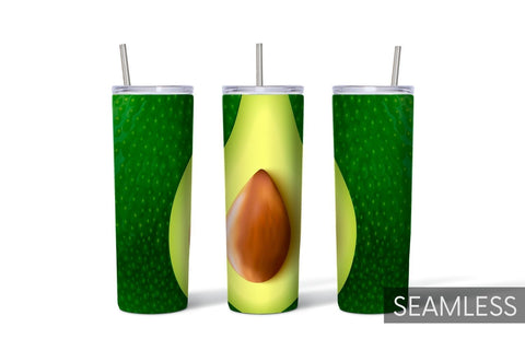 Avocado Tumbler Sublimation Sublimation SvgOcean 