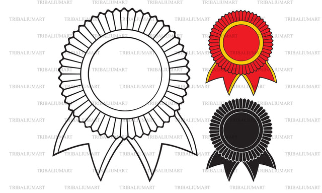 Award ribbon SVG TribaliumArtSF 