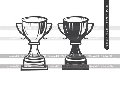Award Trophy SVG Cut File | Award Trophies Svg | Winner Cup Svg | Trophy Svg | Award Cup Svg | Dxf | Eps | Png | Silhouette | Cut File SVG ETC Craft 