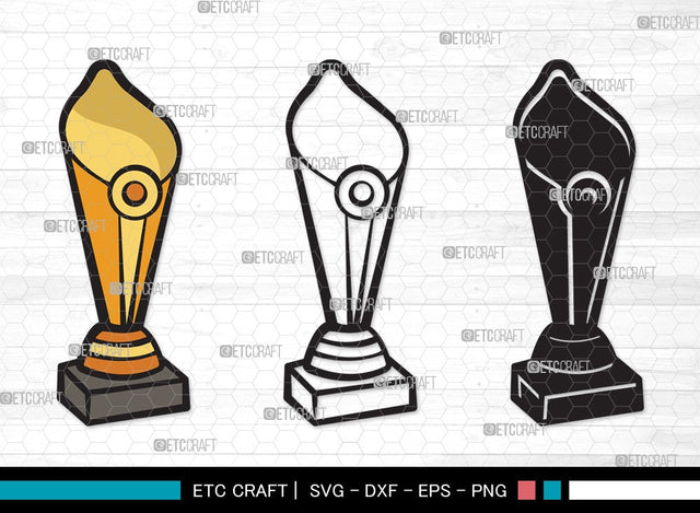Award Trophy SVG | Trophy Cup Svg | Award Svg | Sports Svg | Trophies Star Svg | Award Trophy Clipart SVG ETC Craft 