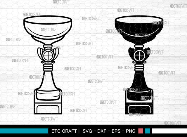 Award Trophy SVG, Trophy Cup Svg, Trophies Star Svg, Award Svg, Sports Svg, Award Trophy SVG ETC Craft 