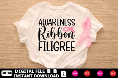 Awareness Ribbon Filigree SVG Shahin alam 