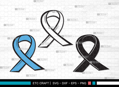 Awareness Ribbon SVG | Breast Cancer Ribbon Svg | Survivor Ribbon Bundle | Awareness Ribbon Clipart SVG ETC Craft 