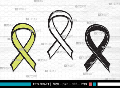 Awareness Ribbon SVG | Breast Cancer Ribbon Svg | Survivor Ribbon Bundle | Awareness Ribbon Clipart SVG ETC Craft 