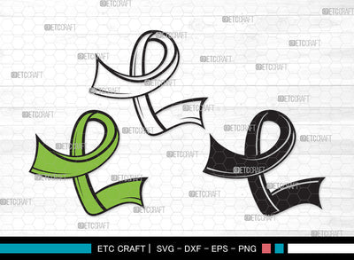 Awareness Ribbon SVG | Breast Cancer Ribbon Svg | Survivor Ribbon Bundle | Awareness Ribbon Clipart SVG ETC Craft 