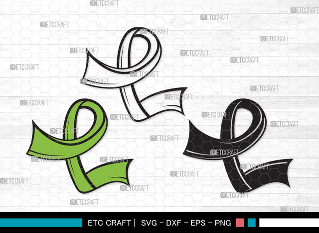 Awareness Ribbon SVG | Breast Cancer Ribbon Svg | Survivor Ribbon Bundle | Awareness Ribbon Clipart SVG ETC Craft 